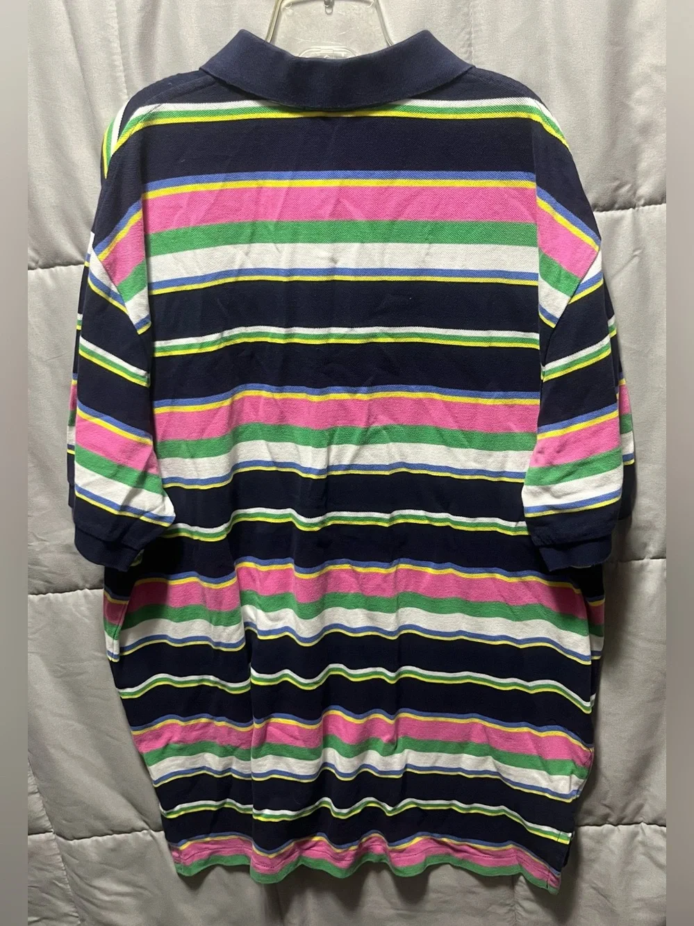 Vintage Polo Ralph Lauren Shirt Size XXL Rate Striped Pattern